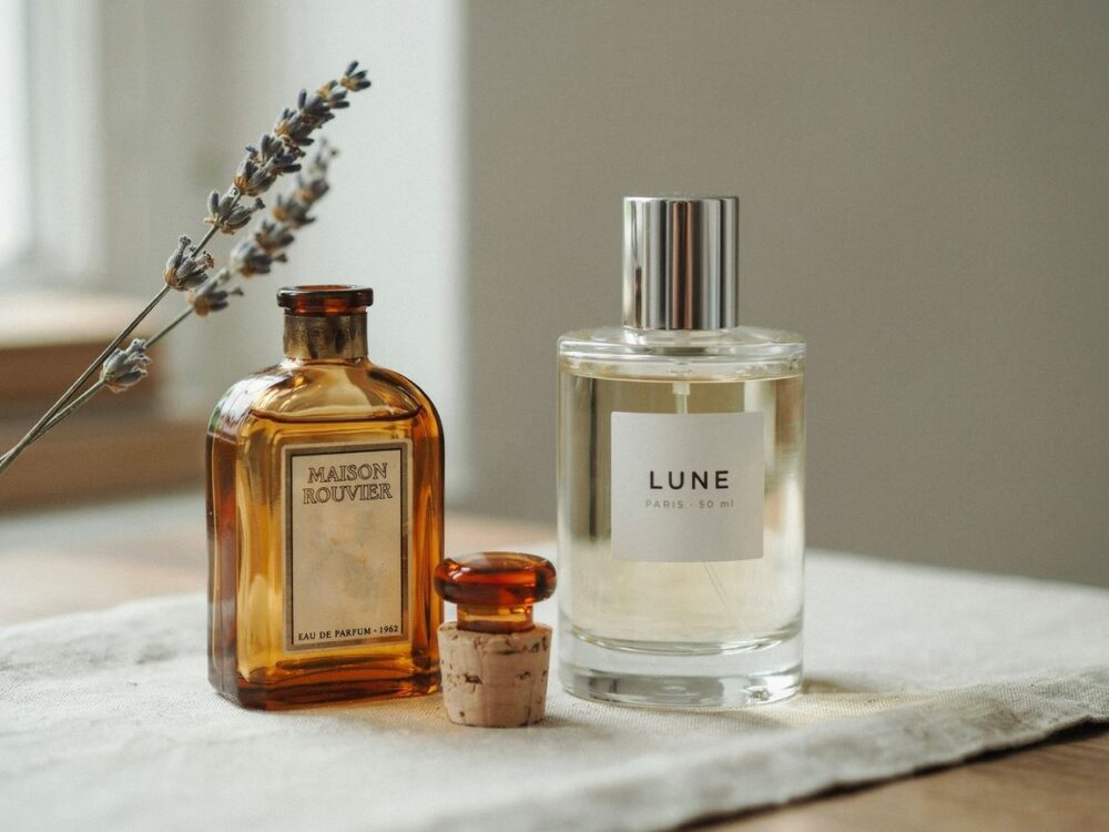 nakładanie perfum na skórę  