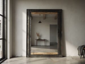 przedpokój z lustrem loftowym